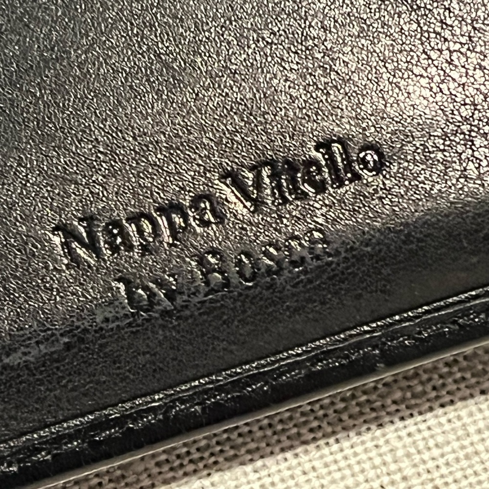 Nappa Vitello by Bosca black leather wallet